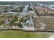 Aerial view of waterfront property with private pool and boat access at 6504 Surfside Blvd # 5, Apollo Beach, FL 33572