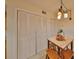 Dining area with wood table and chairs, near kitchen at 6504 Surfside Blvd # 5, Apollo Beach, FL 33572