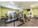 Well-equipped fitness center with treadmills, weights, and exercise machines at 7 Elgin Pl # 502, Dunedin, FL 34698