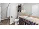 Clean bathroom, with shower and tub at 701 Garden Oaks Sq, Seffner, FL 33584