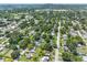 Aerial view showing a house situated in a residential neighborhood at 7234 12Th N St, St Petersburg, FL 33702