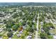 Aerial view of a house and neighborhood, ideal for showing location and surroundings at 7234 12Th N St, St Petersburg, FL 33702