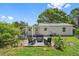 Backyard patio with seating area at 7234 12Th N St, St Petersburg, FL 33702