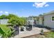 Patio with seating and pergola at 7234 12Th N St, St Petersburg, FL 33702