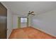 Bright bedroom with ceiling fan and large windows at 816 Knight St, Seffner, FL 33584