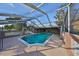 Refreshing in-ground pool with screened enclosure at 816 Knight St, Seffner, FL 33584