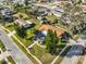 Aerial view of single-Gathering home with pool and canal access at 816 Knight St, Seffner, FL 33584