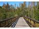 Wooden boardwalk path through lush nature preserve at 9728 Runaway Breeze Dr, Land O Lakes, FL 34637