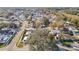 Aerial view of neighborhood, showing street and houses at 10214 Turtle Hill Ct, Tampa, FL 33615