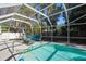 Refreshing screened-in pool, perfect for relaxation at 11453 Imperial Grove E Dr, Largo, FL 33774