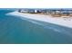 Aerial view showcasing the property's beachfront location at 11730 Gulf Blvd # 49, St Petersburg, FL 33706