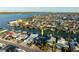 Aerial view of house and surrounding area at 129 Wall St, Redington Shores, FL 33708