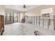 Dining room with water views, being renovated at 129 Wall St, Redington Shores, FL 33708