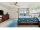 Main bedroom with water views and walk-in closet at 2424 W Tampa Bay Blvd # C212, Tampa, FL 33607