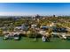 Wide aerial view of a house on the waterfront at 3118 S Maritana Dr, St Pete Beach, FL 33706