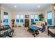 Bright and airy sunroom with wicker furniture and water views at 335 Bath Club S Blvd, North Redington Beach, FL 33708