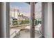 Private balcony offering city views and comfortable seating at 450 Knights Run Ave # 415, Tampa, FL 33602