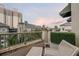 Spacious balcony with city views and stylish seating at 450 Knights Run Ave # 415, Tampa, FL 33602