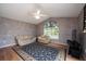 Living room with vaulted ceiling and hardwood floors at 5147 Sterling Manor Dr, Tampa, FL 33647