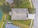 House roof and driveway from above at 6944 Runner Oak Dr, Wesley Chapel, FL 33545