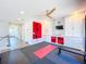 Well-equipped home gym with built-in storage at 818 W Adalee St, Tampa, FL 33603