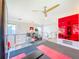 Home gym with a mirrored wall and plenty of floor space at 818 W Adalee St, Tampa, FL 33603