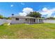 Spacious backyard with covered patio and grassy area at 10971 90Th Ave, Seminole, FL 33772