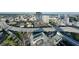 Aerial view showing building location and surrounding cityscape at 1101 E Jackson St # 1802, Tampa, FL 33602