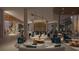 Stylish lobby lounge with comfortable seating and a bar area at 1101 E Jackson St # 1802, Tampa, FL 33602