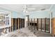 A gutted bedroom ready for renovation, featuring exposed framing at 128 Bay Plz, Treasure Island, FL 33706