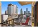 Private balcony overlooking the city and surrounding area at 130 4Th N Ave # 414, St Petersburg, FL 33701