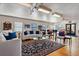 Elegant common area boasts plush seating, hardwood floors, and large windows at 130 4Th N Ave # 414, St Petersburg, FL 33701