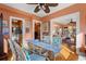 Charming dining area with a glass-top table and wicker chairs at 130 4Th N Ave # 414, St Petersburg, FL 33701