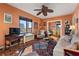 Living room with hardwood floors, featuring a comfortable seating area at 130 4Th N Ave # 414, St Petersburg, FL 33701