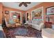Spacious living room with hardwood floors and city views at 130 4Th N Ave # 414, St Petersburg, FL 33701