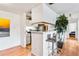 Kitchen features a breakfast bar and stainless steel appliances at 1400 Gandy N Blvd # 506, St Petersburg, FL 33702