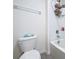 Clean bathroom with shower/tub combo and updated vanity at 16779 Sunburst Lake St, Wimauma, FL 33598