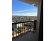 Balcony with water and city views at 400 Island Way # 1508, Clearwater Beach, FL 33767