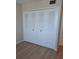 White double-door closet in bedroom at 400 Island Way # 1508, Clearwater Beach, FL 33767