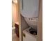 Stackable washer and dryer in laundry closet at 400 Island Way # 1508, Clearwater Beach, FL 33767
