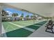 Community shuffleboard courts with covered seating at 5267 81St N St # 5, St Petersburg, FL 33709