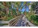 A scenic walkway winds through lush tropical landscaping at 5400 Park N St # 209, St Petersburg, FL 33709