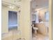 Bathroom with walk-in shower and toilet at 5832 Red Cedar Ln, Tampa, FL 33625