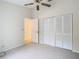 Bedroom with closet and access to bathroom at 5832 Red Cedar Ln, Tampa, FL 33625