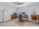 Home office with a desk, chair and built-in storage at 6216 Kevesta Ave, Palmetto, FL 34221