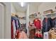 Large walk-in closet with ample shelving and hanging space at 6217 Colmar Pl, Apollo Beach, FL 33572