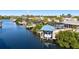 Waterfront property with private boat dock and community canal views at 6518 Senegal Palm Way, Apollo Beach, FL 33572
