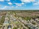 Aerial view of a residential neighborhood at 10515 Fenceline Rd, New Port Richey, FL 34655