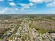 Aerial view of a residential neighborhood at 10515 Fenceline Rd, New Port Richey, FL 34655