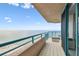 Spacious balcony with ocean view and comfortable seating at 1540 Gulf Blvd # 2004, Clearwater, FL 33767